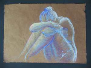 Aktskizze nach Modell