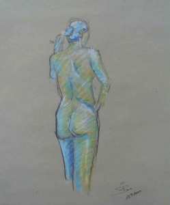 Aktskizze nach Modell